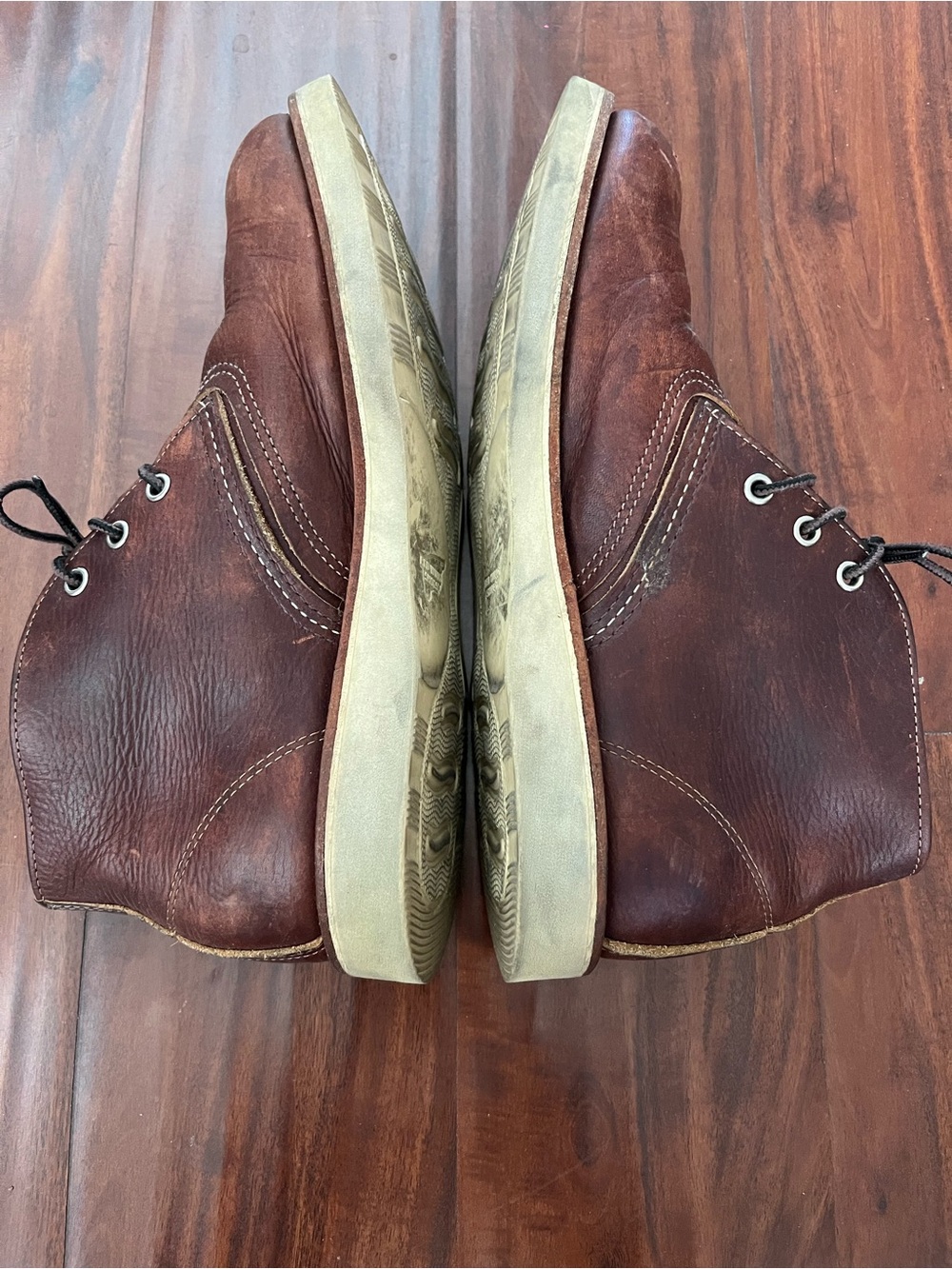 Red Wing Shoes MENS Brown Leather Chukka Boots - Picture 7 of 8